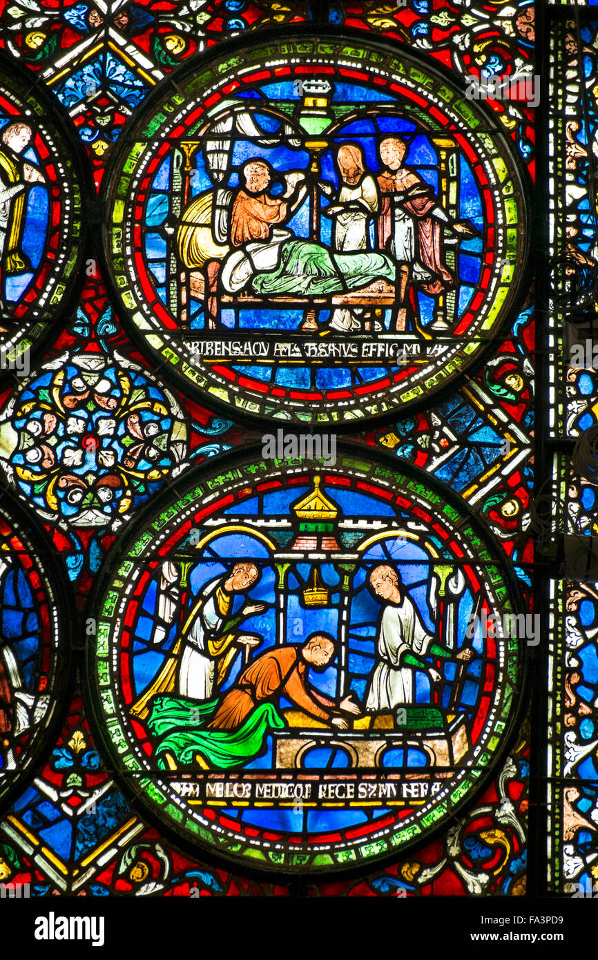 Medieval Stained Glass High Resolution Stock Photography and Images Alamy