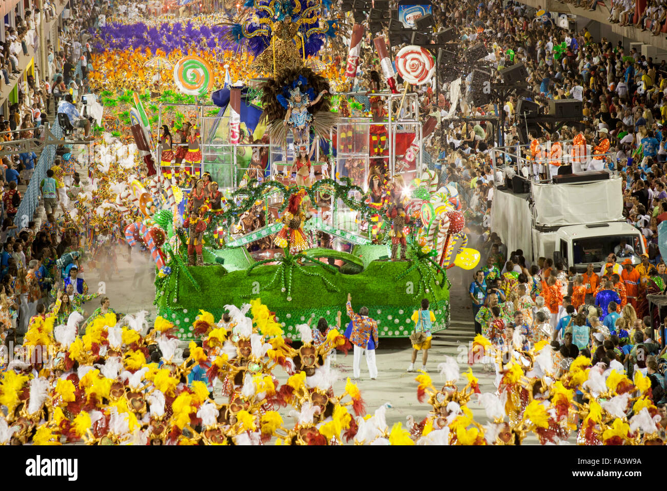 Carnival in Rio de Janeiro Stock Photo