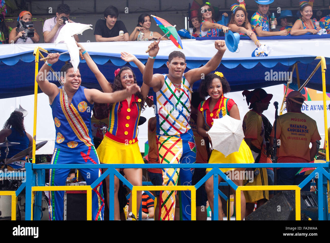 Carnival in Pernambuco, North Eastern Brazil Stock Photo