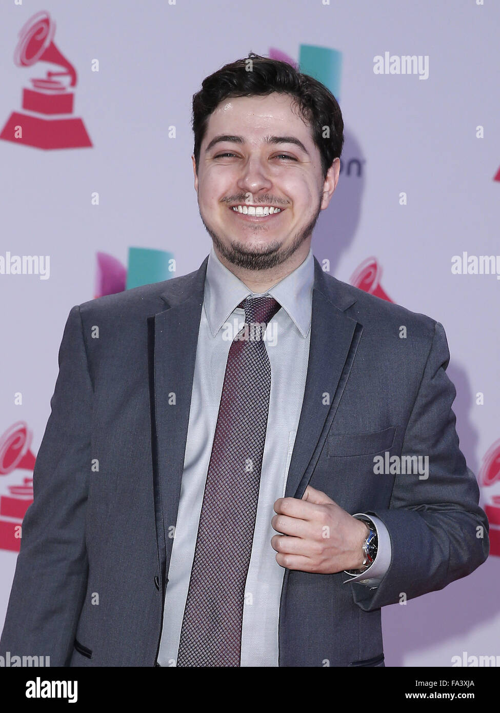 2015 Latin Grammy Awards at the MGM Grand Garden Arena - Arrivals  Featuring: Ricardo Lopez Lalinde Where: Las Vegas, Nevada, United States When: 19 Nov 2015 Stock Photo