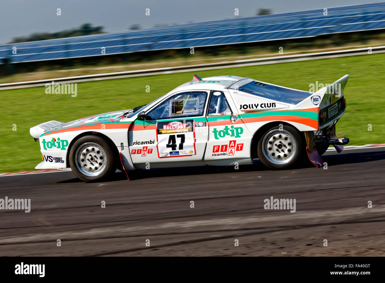 A Lancia 037 Rally Coupe rally car Stock Photo