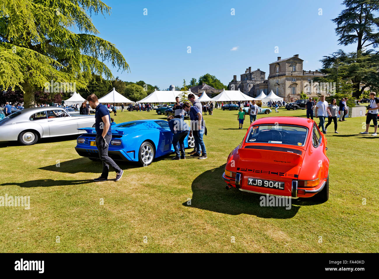 Classic cars at the Wilton House Classic & Supercar Show, Wilton