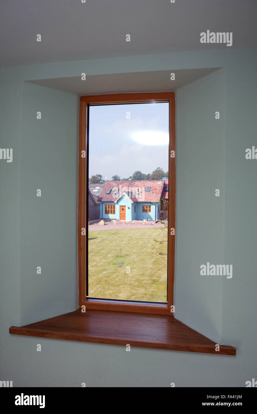 Thick Highly Insulated Walls Reference: View From Inside An Eco House Showing Thick Well Insulated