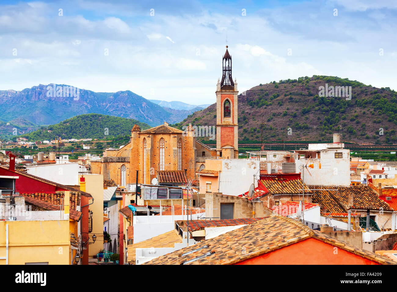 Old district of Sagunto. Valencian Community, Spain Stock Photo