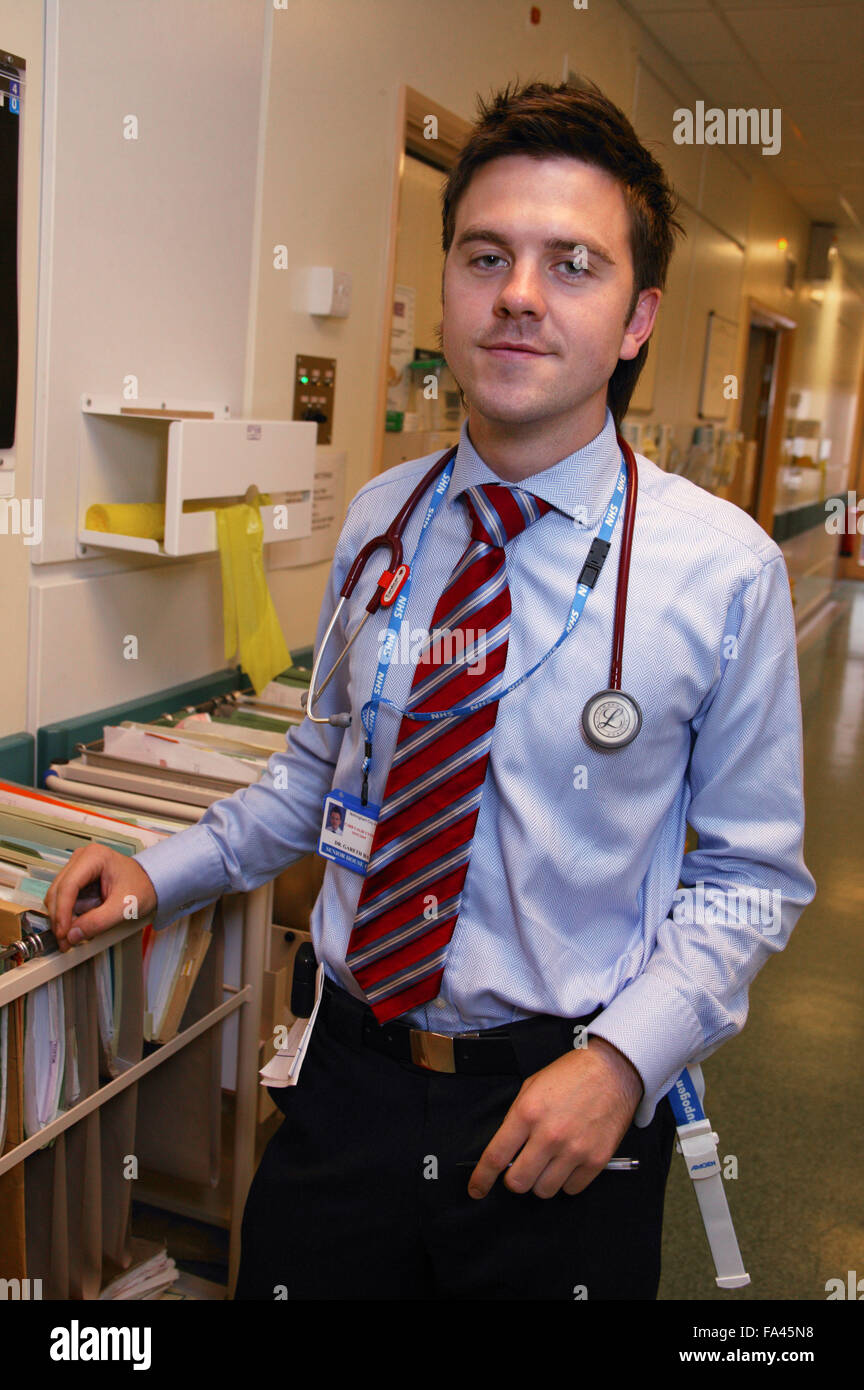 Portrait of Medical Senior House Officer Stock Photo Alamy