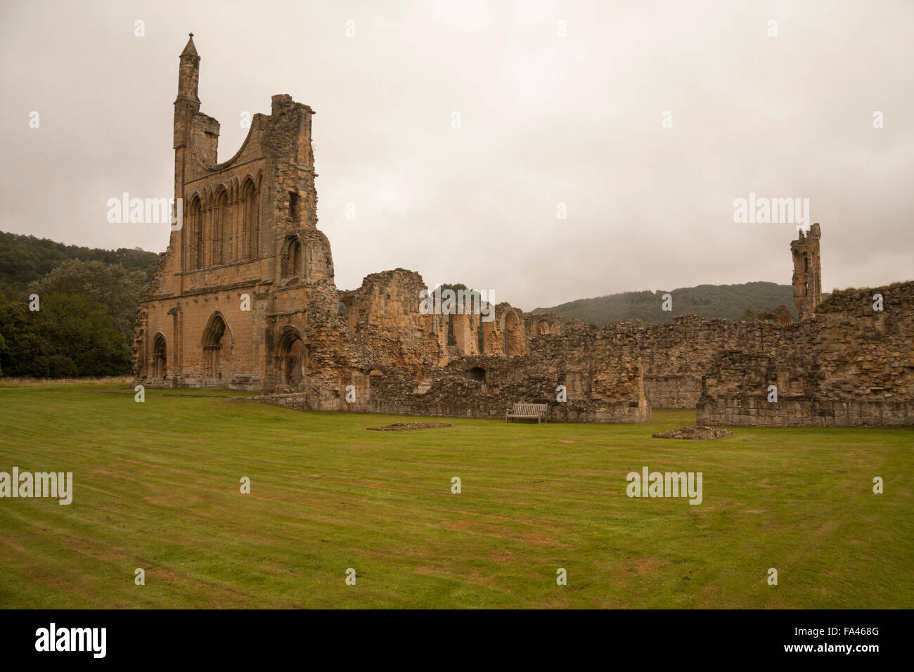 Byland Abbey,Coxwold,North Yorkshire,England,UK Stock Photo