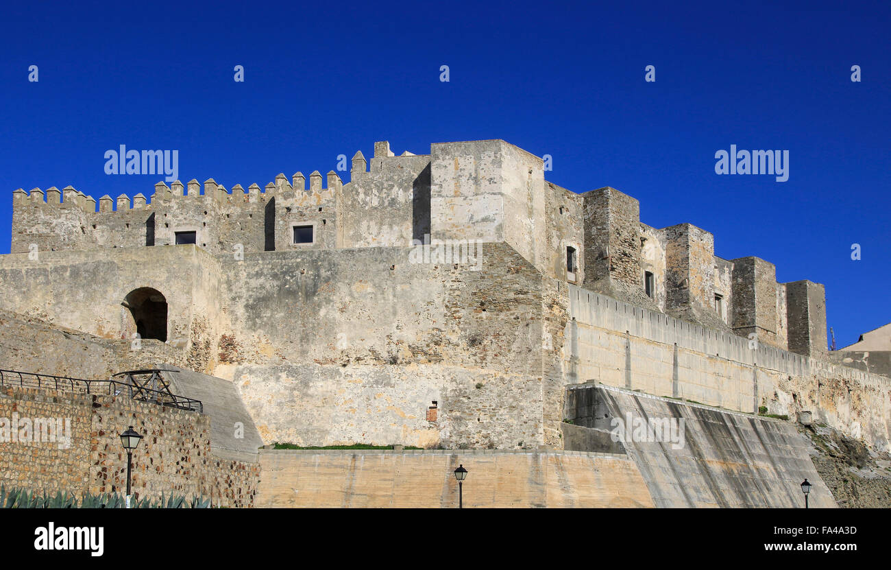 Castillo de Guzman el Bueno, Tarifa, Cadiz province, Spain Stock Photo