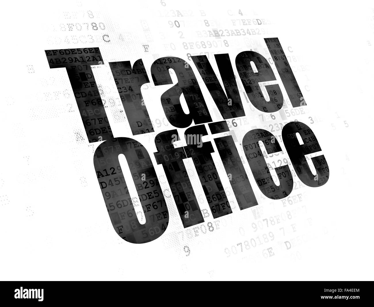 Tourism concept: Travel Office on Digital background Stock Photo - Alamy