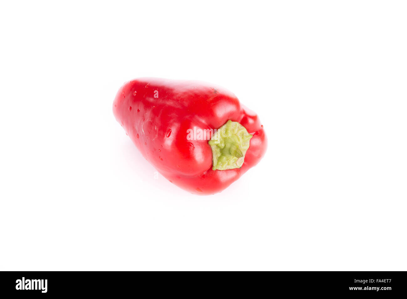 sweet red pepper isolated on white background Stock Photo