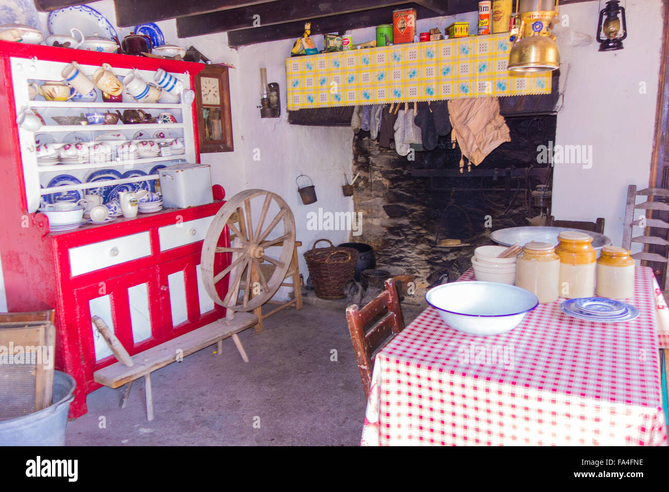 Molly Gallivan's a traditional Irish Farm House Stock Photo