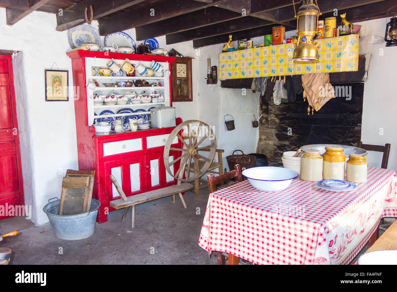 Molly Gallivan's a traditional Irish Farm House Stock Photo