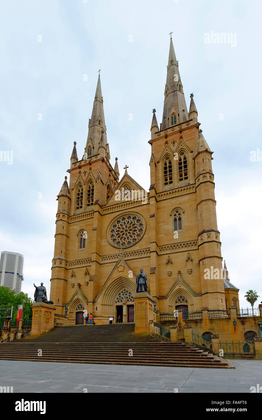 St. Mary's Cathedral Sydney Australia Catholic Gothic Revival Stock ...