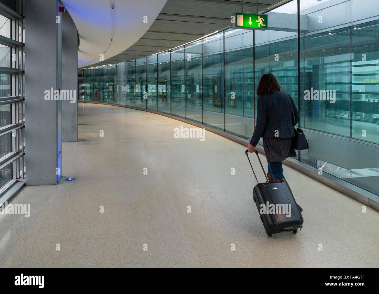 airport transit Stock Photo