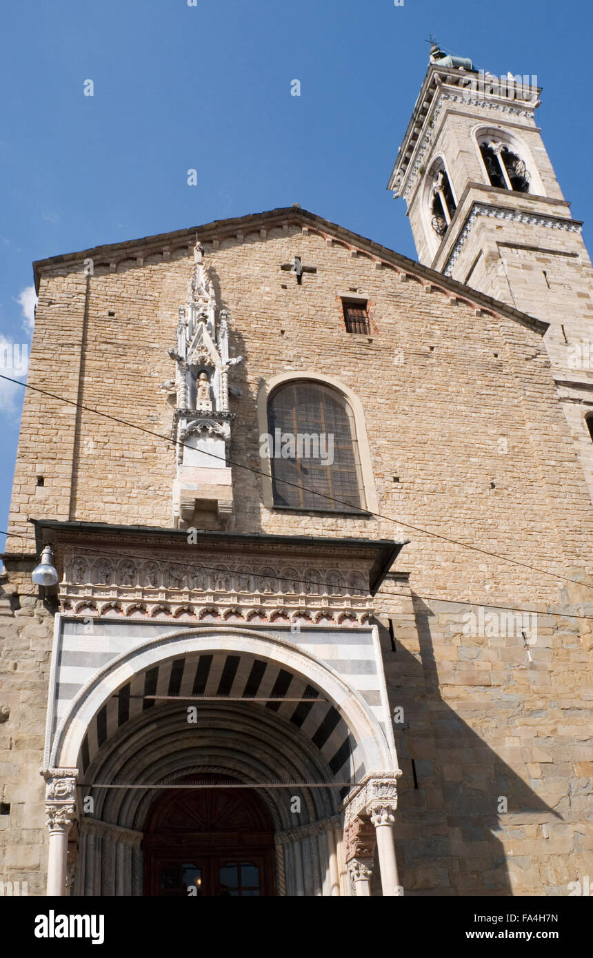 romanesque church of Santa Maria Maggiore in Bergamo, Lombardy region, Italy Stock Photo