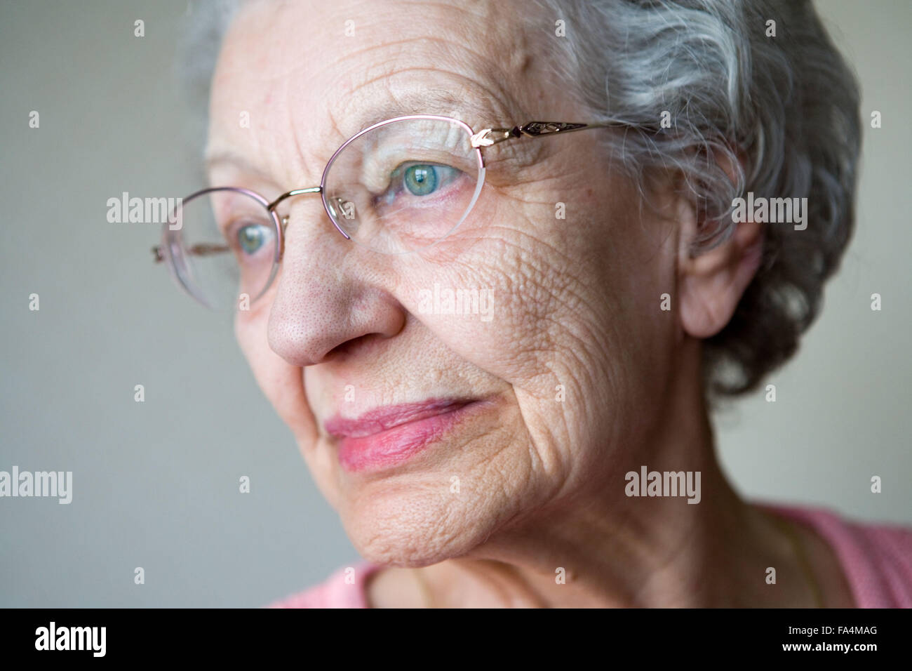 Portrait of a older woman, Stock Photo