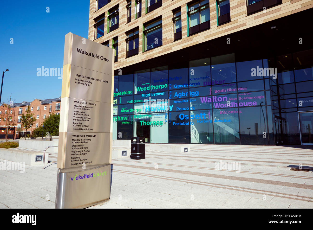 Wakefield One Library Museum and Council Offices Wakefield West