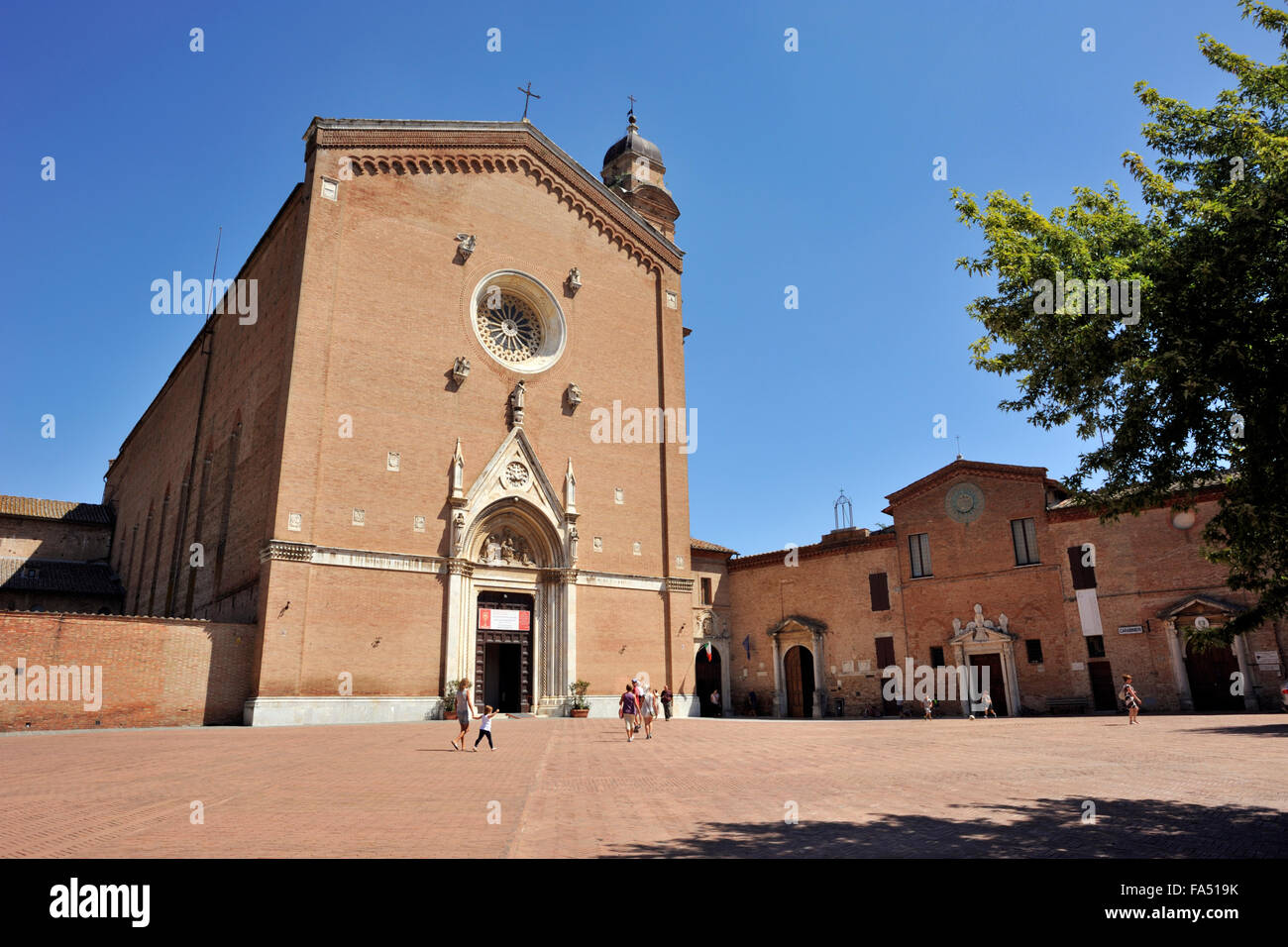 Basilica di San Francesco, Siena, Tuscany, Italy Stock Photo