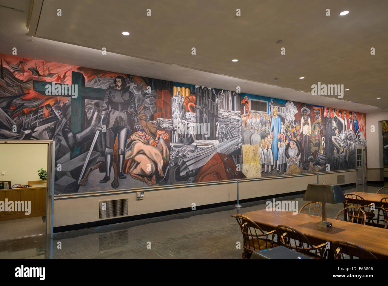 Orozco mural Dartmouth College Hanover NH Stock Photo 92314438 Alamy