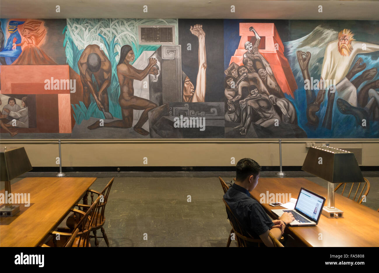 Orozco mural Dartmouth College Hanover NH Stock Photo Alamy