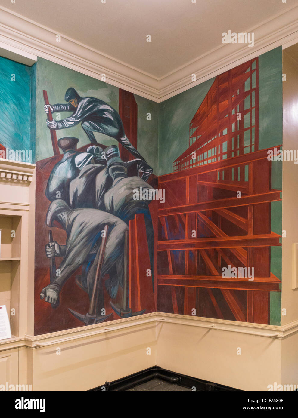 Orozco mural Dartmouth College Hanover NH Stock Photo Alamy