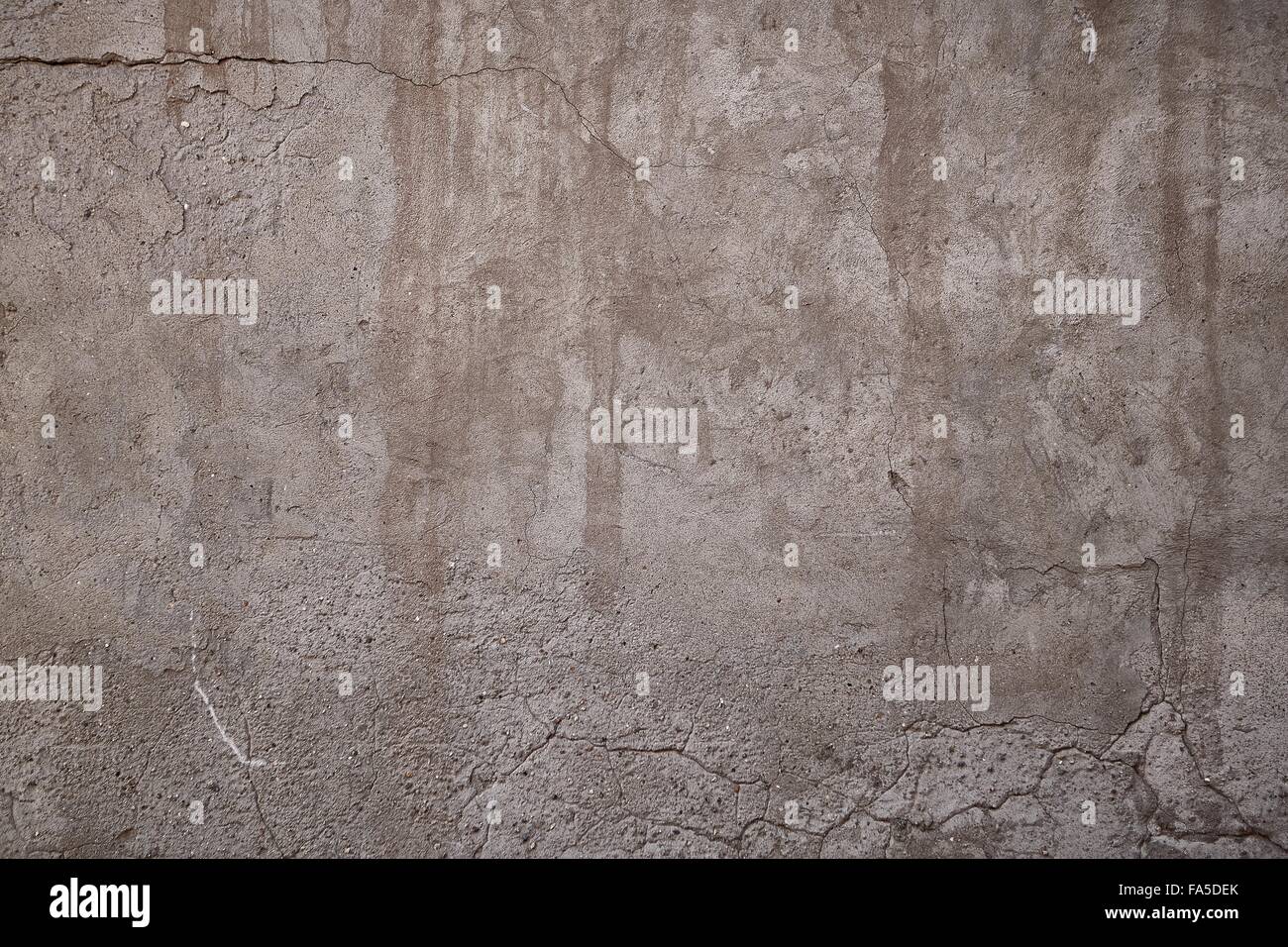 texture of shabby paint and plaster cracks Stock Photo