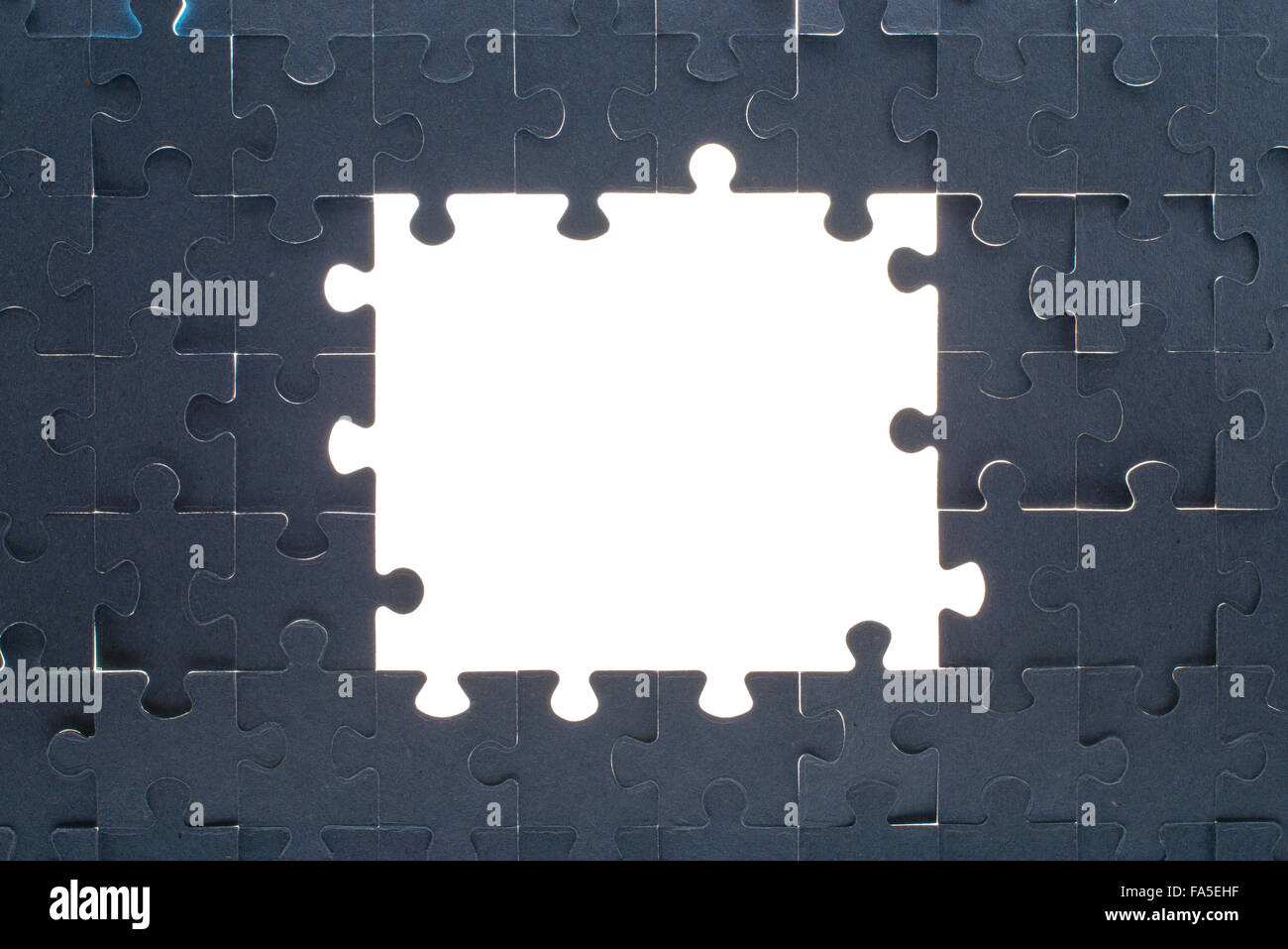 Grey puzzle background with empty space Stock Photo - Alamy