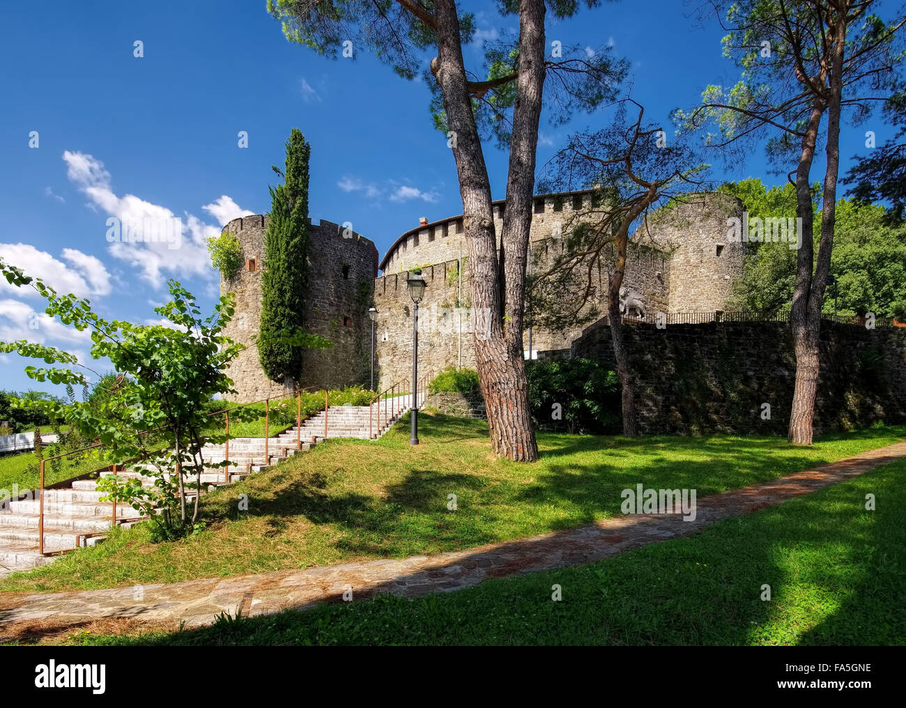 Goriza castle Stock Photo