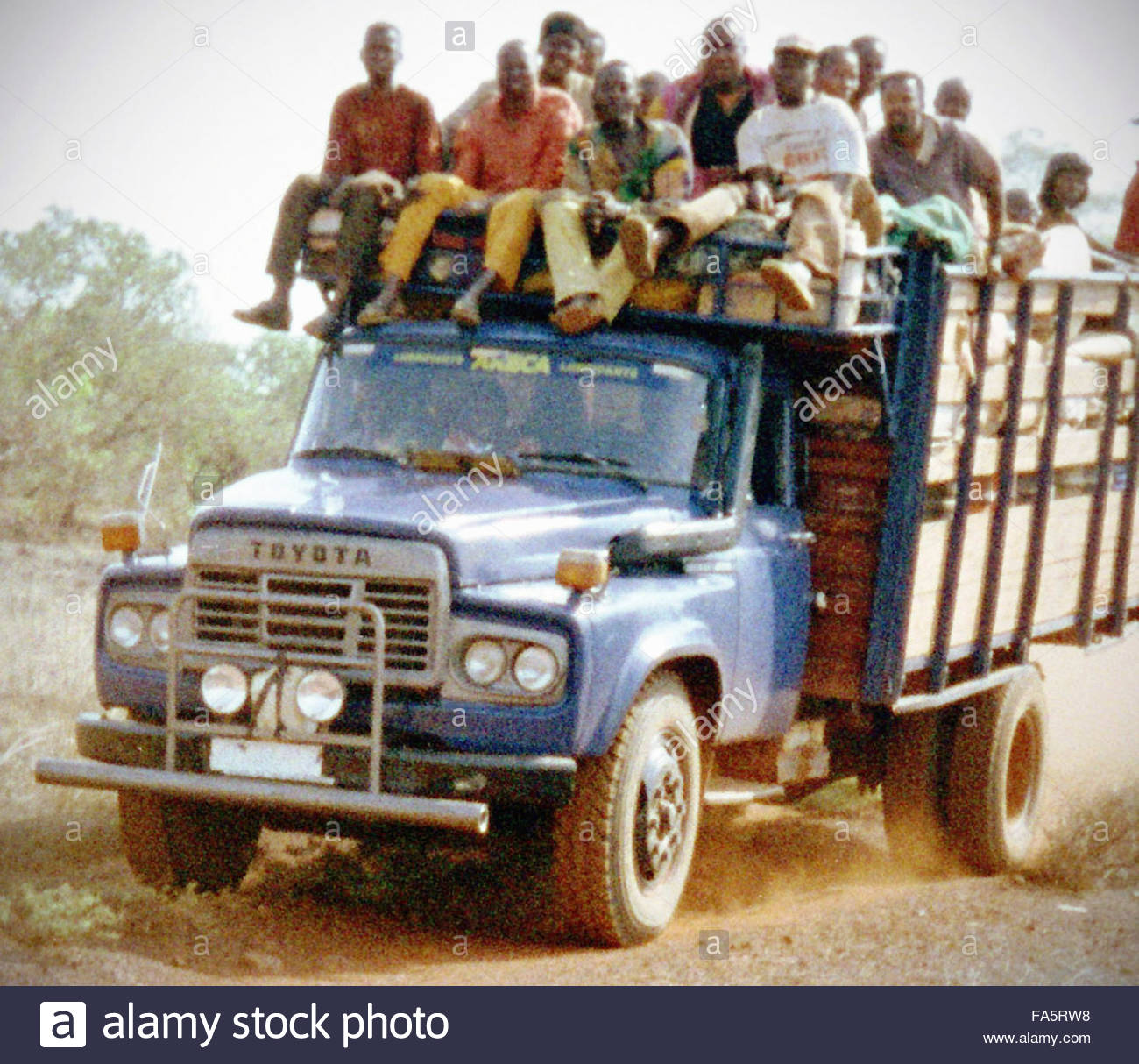 African Bush Taxi Public Transport High Resolution Stock Photography