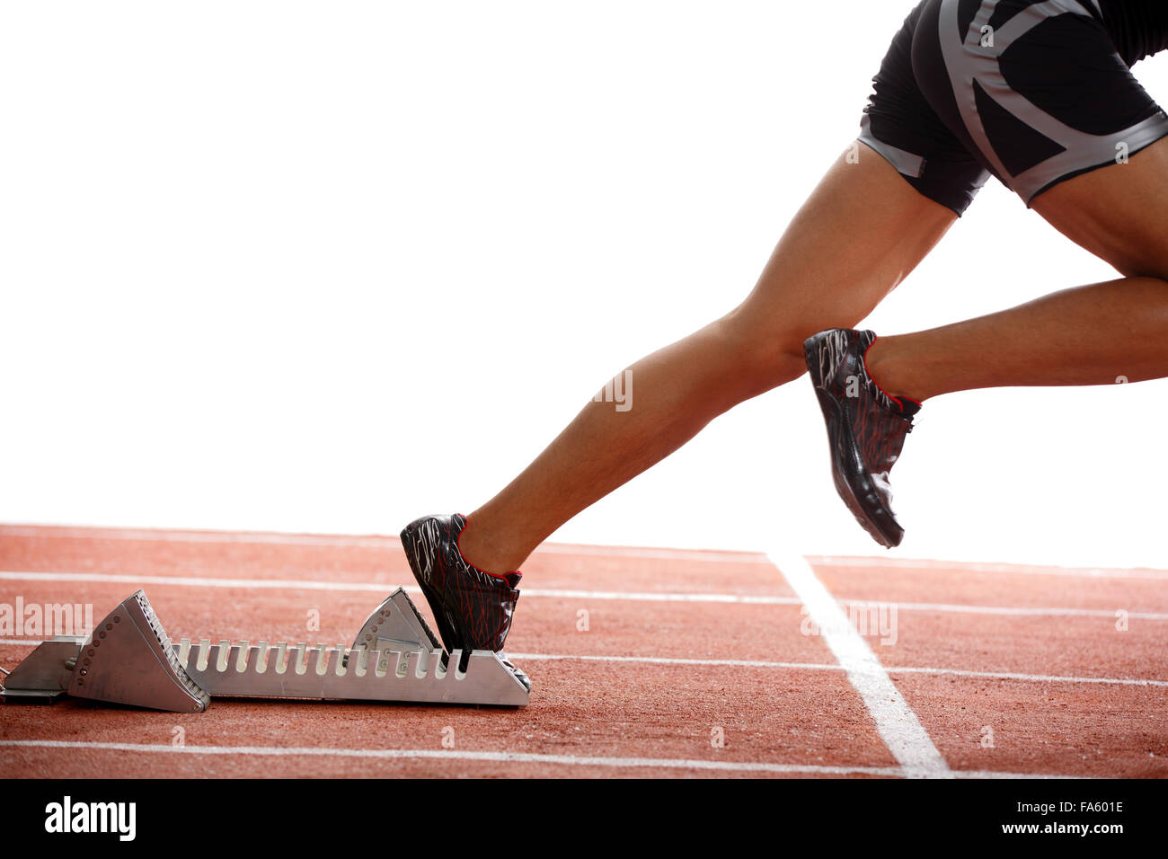 Track and field athlete Stock Photo Alamy