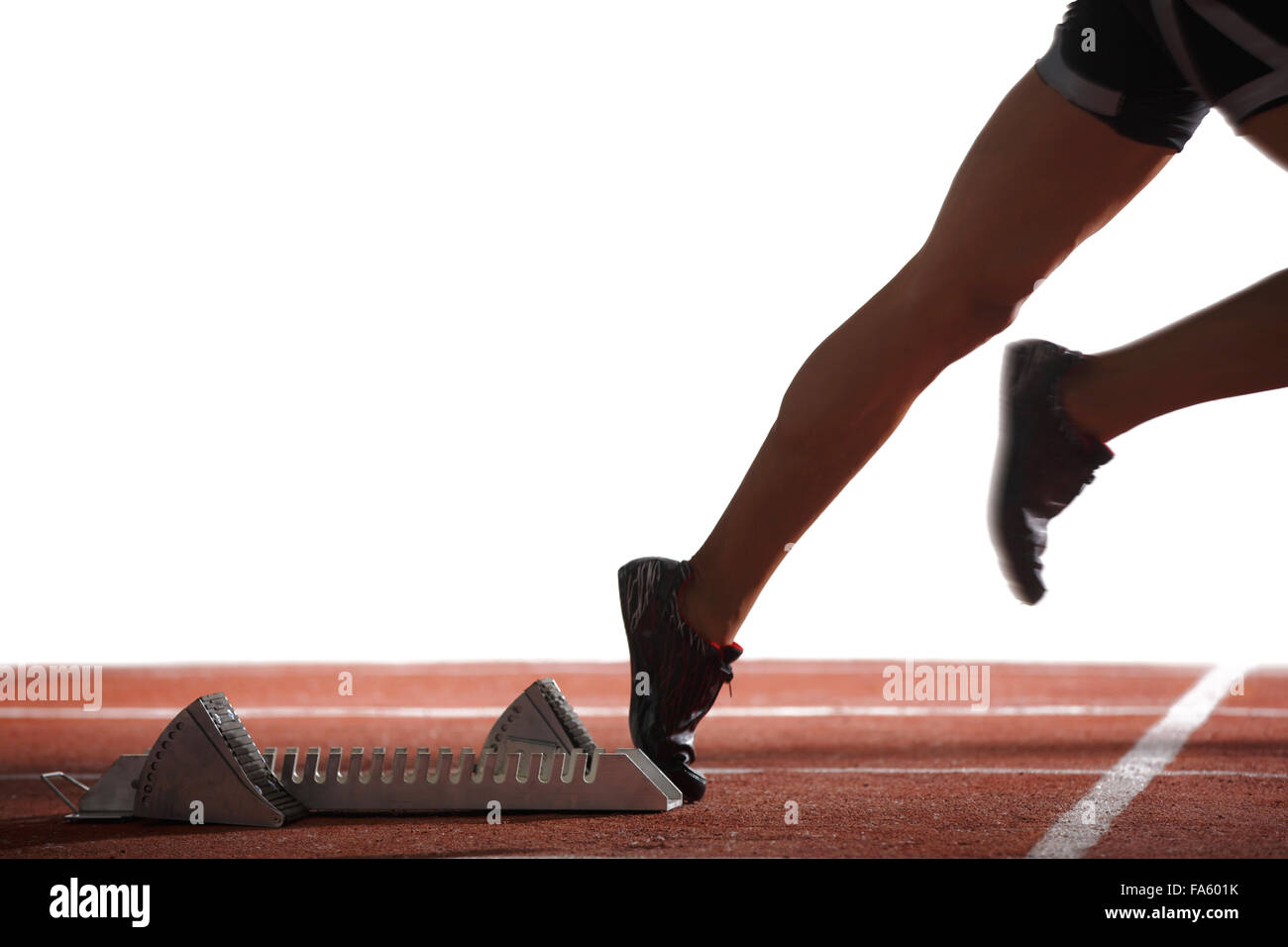 Track and field athlete Stock Photo Alamy