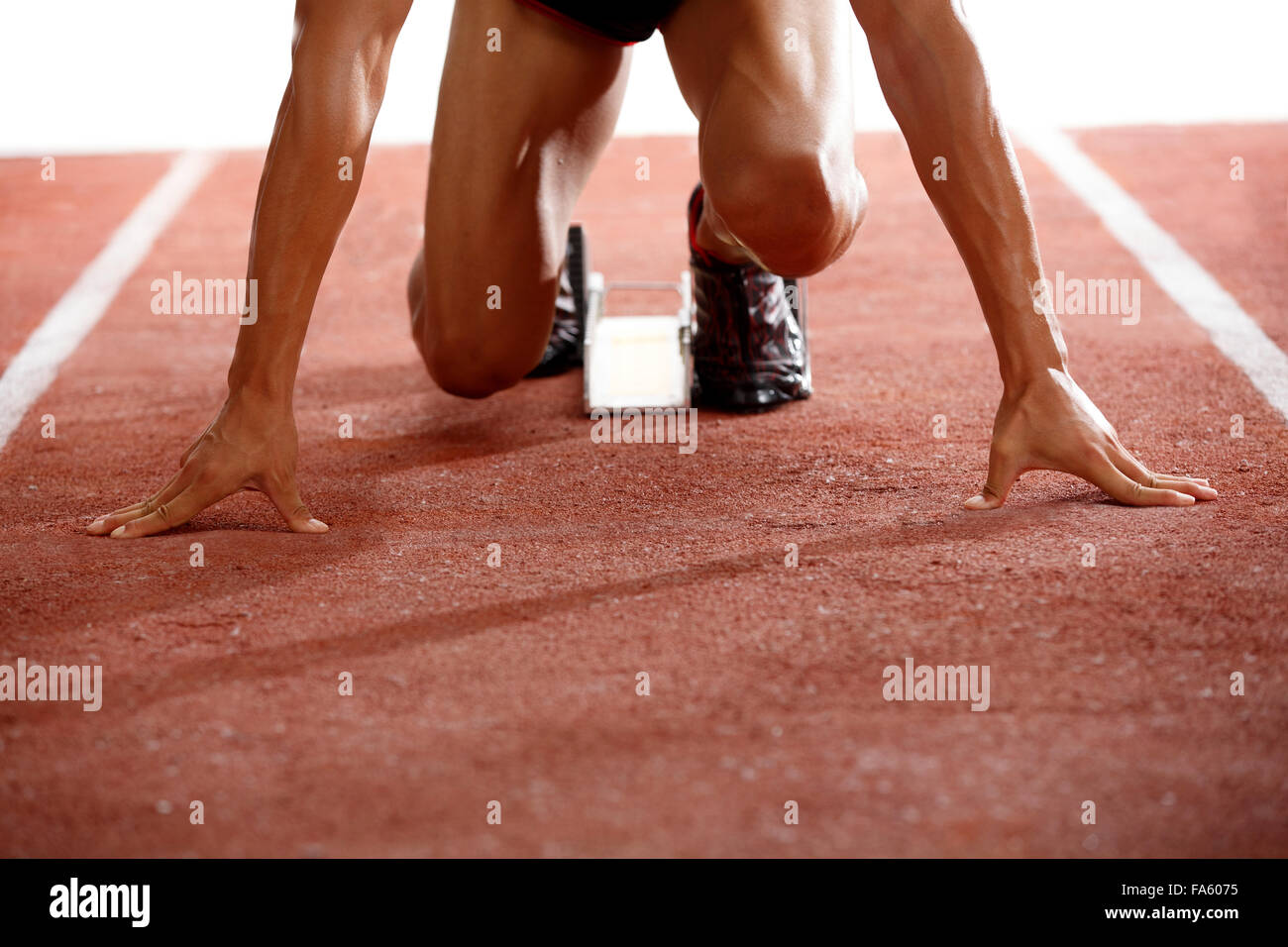 Track and field athlete Stock Photo Alamy