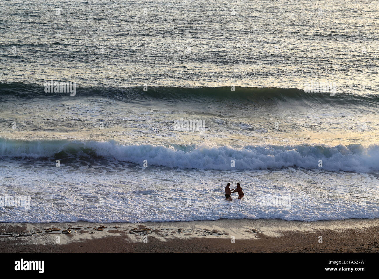 Seascape with waves hi-res stock photography and images - Alamy
