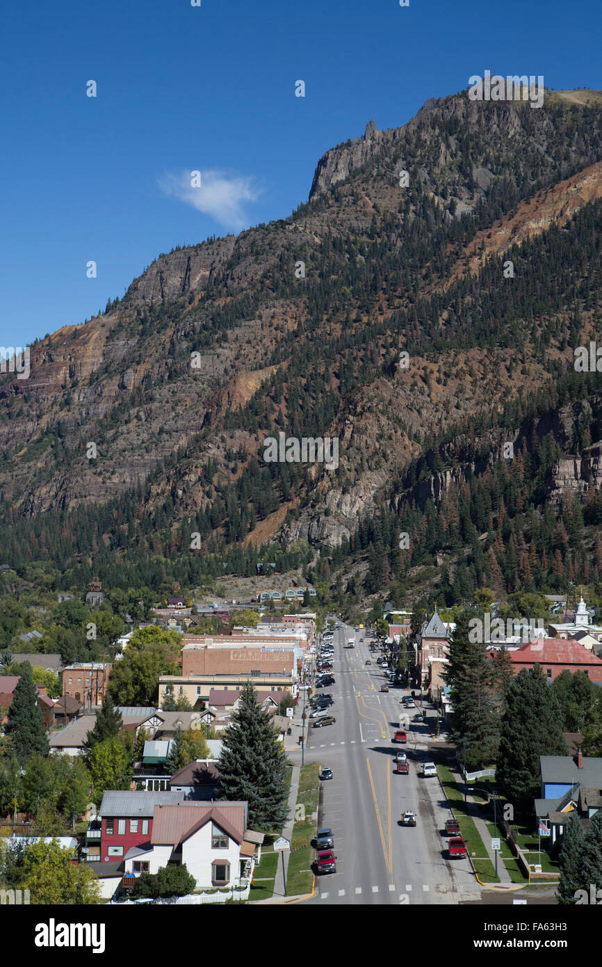 Main Street, Ouray, Colorado, USA Stock Photo Alamy