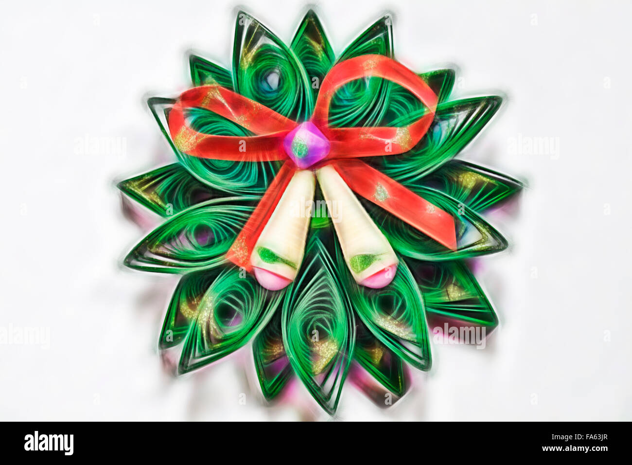 Immagini Quilling Natale.Christmas Paper Quilling High Resolution Stock Photography And Images Alamy