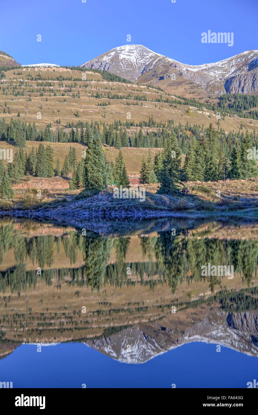 Molas Lake, south of Silverton, Colorado, USA Stock Photo