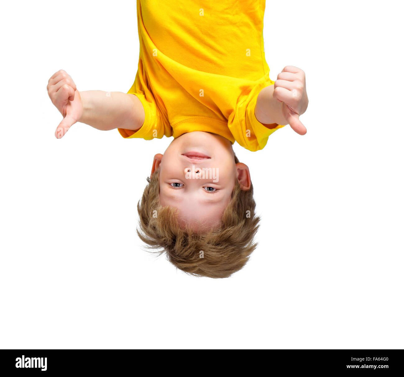 Little Boy Hanging Upside Down Hi Res Stock Photography And Images Alamy