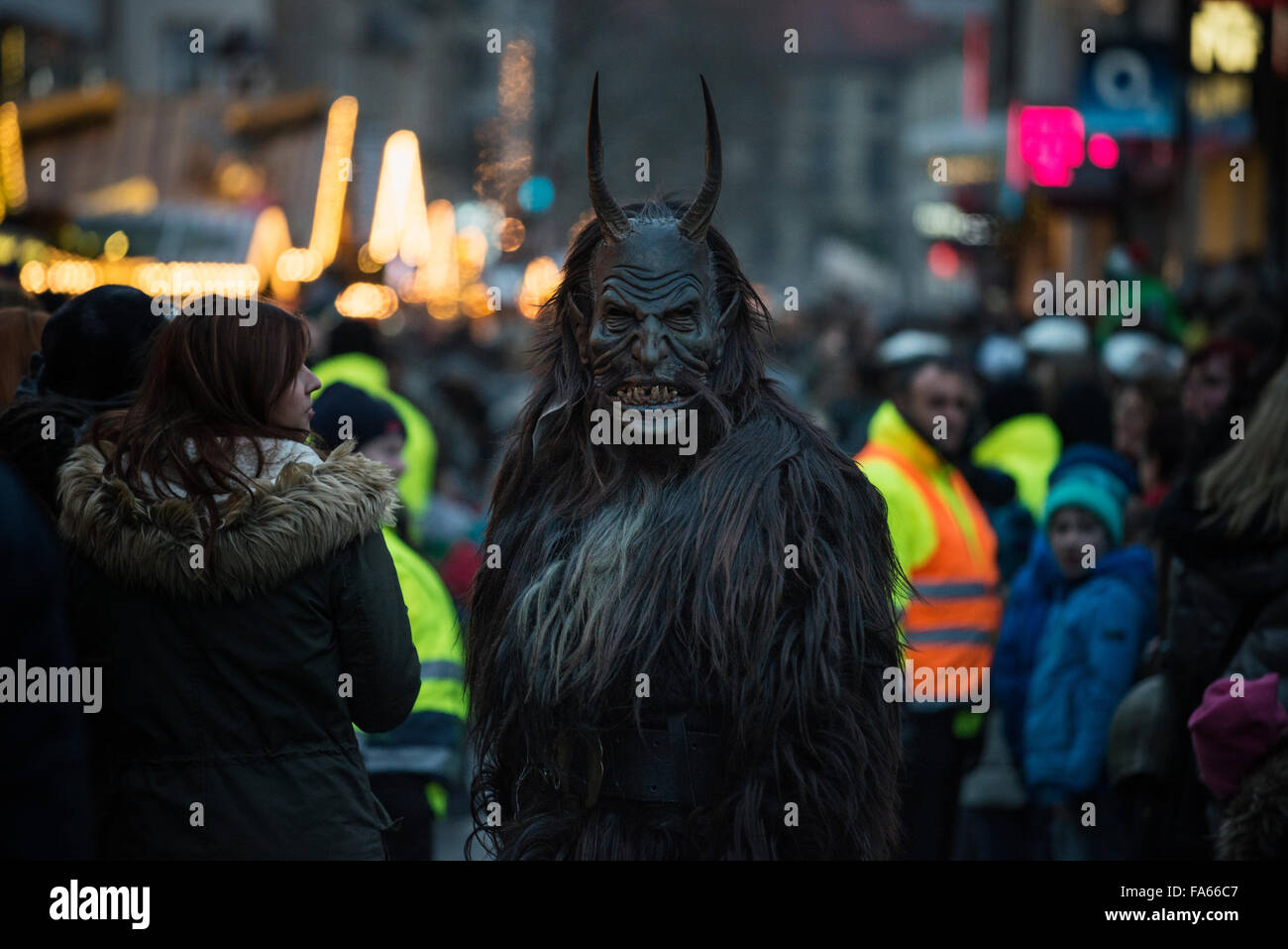 Krampus parade, Munich, Bavaria, Germany Stock Photo Alamy