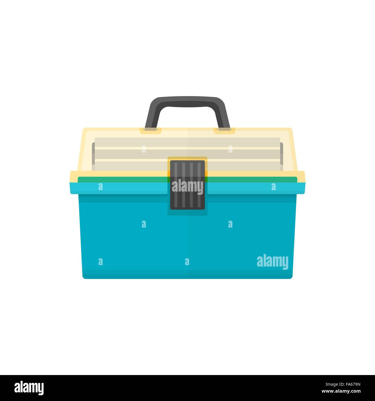 Old tackle box Stock Vector Images - Alamy