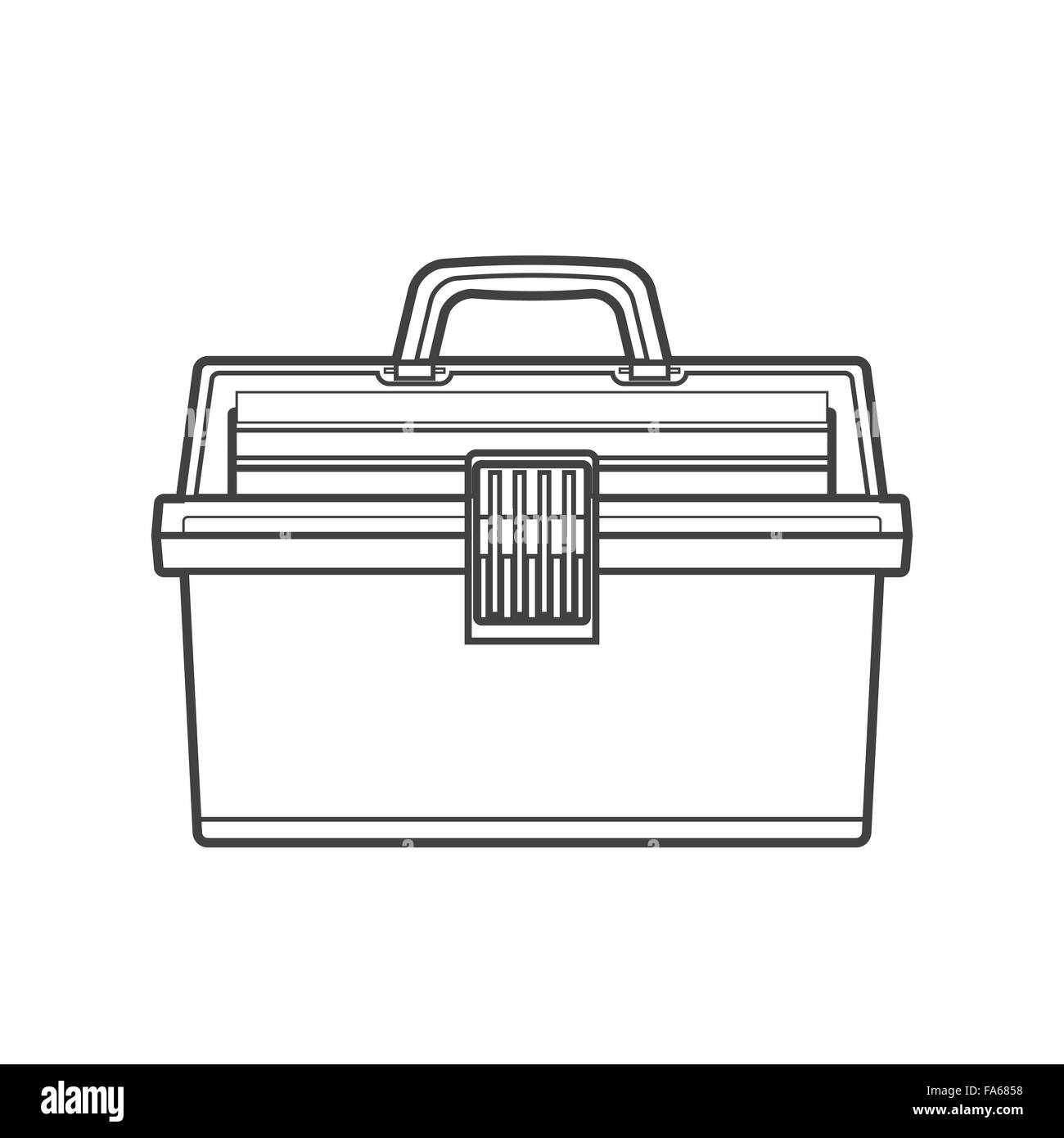Tackle box Black and White Stock Photos & Images - Alamy