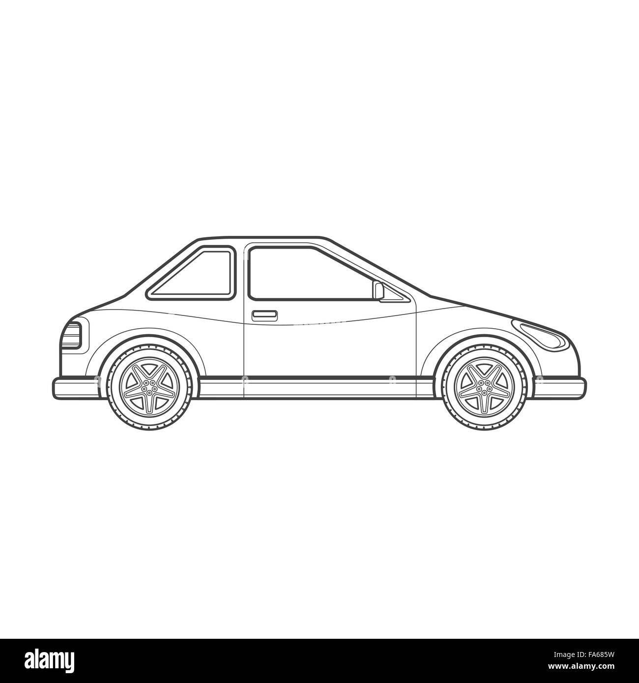 New technology car Stock Vector Images Alamy