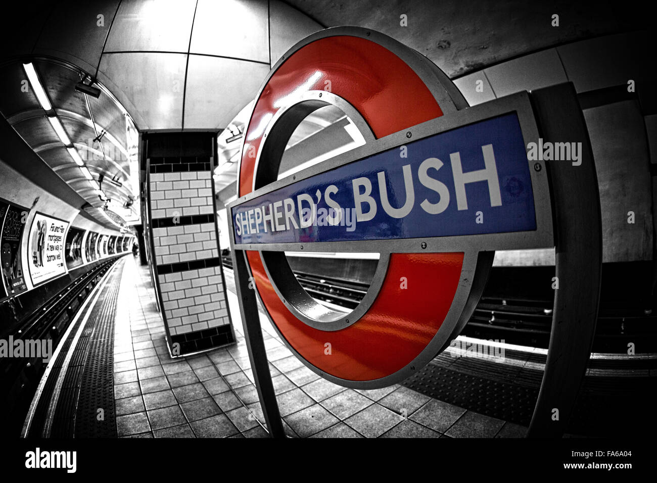 London Underground Sign Stock Photo