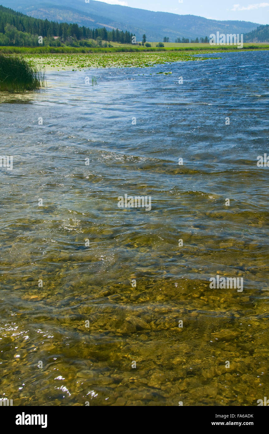 Smith Lake Smith Lake Fishing Access Site Montana Stock Photo Alamy