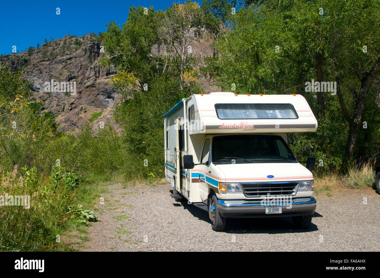Motorhome, Prewett Creek Fishing Access Site, Missouri River Recreation