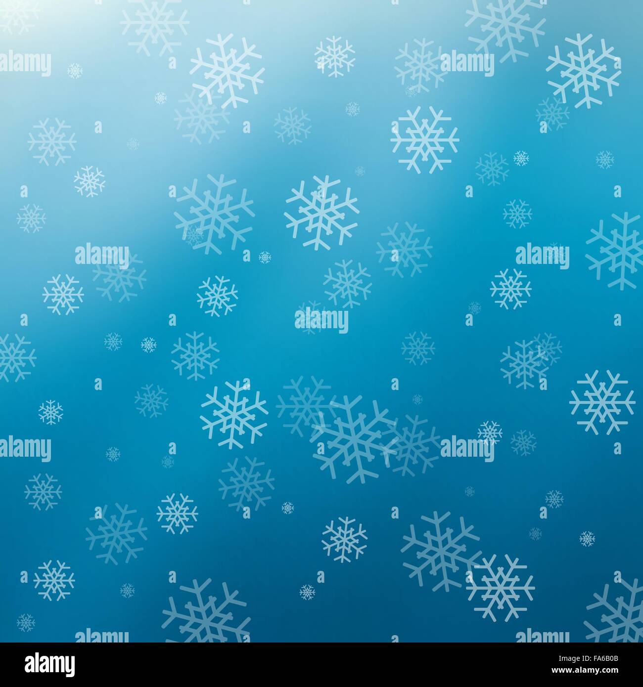 Blue abstract background with snowflakes for your design Stock Vector ...