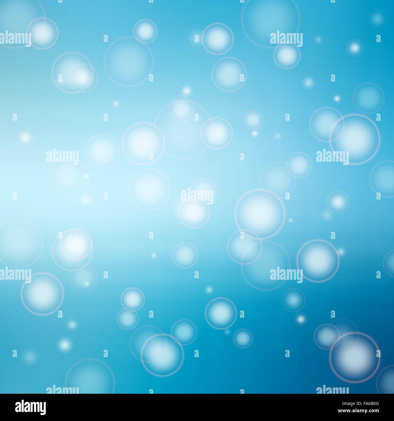 Blue abstract background with bokeh lights and blur elements Stock ...