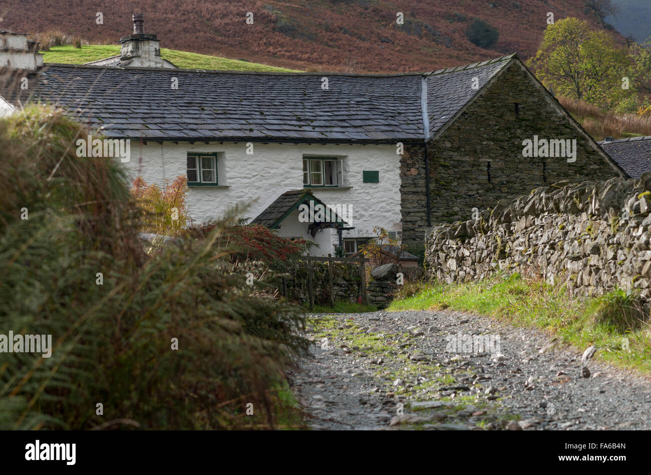 Low Hall Garth Little Langdale Stock Photo