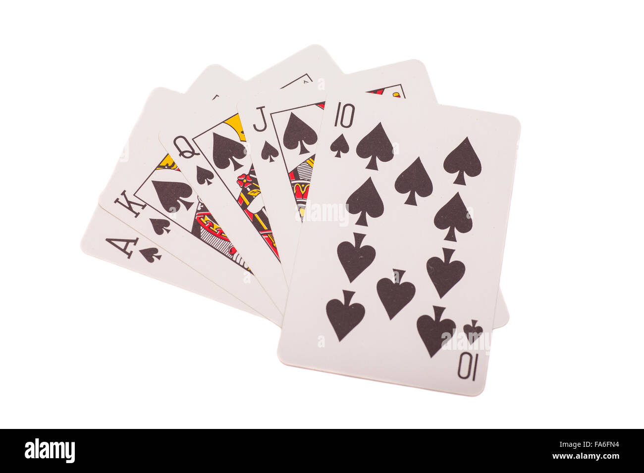 Straight royal flush playing cards hi-res stock photography and images -  Page 3 - Alamy