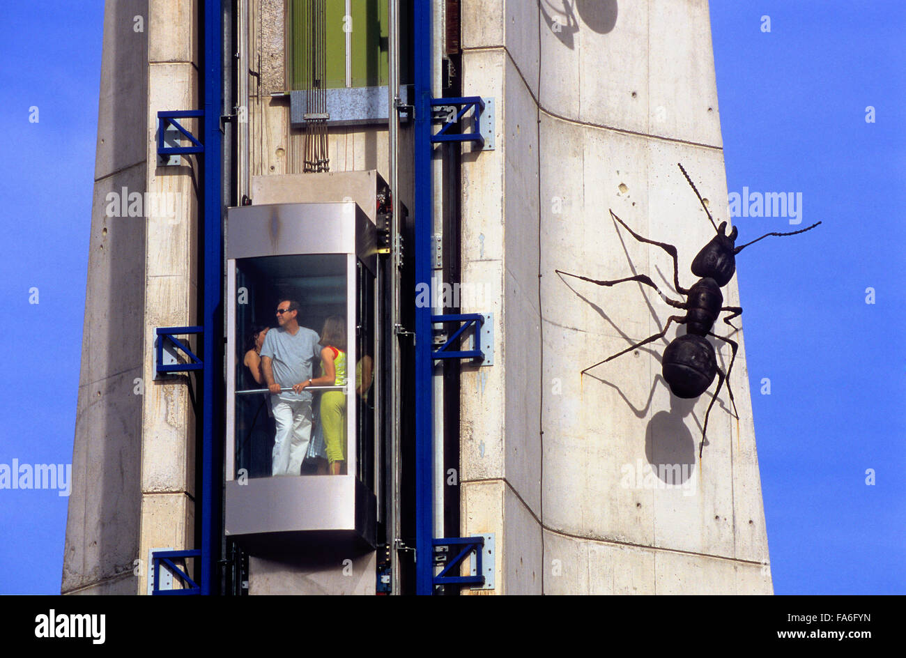 Lift to top of Observation tower in Parque de las Ciencias (Science  Museum).Granada. Andalucia, Spain Stock Photo - Alamy