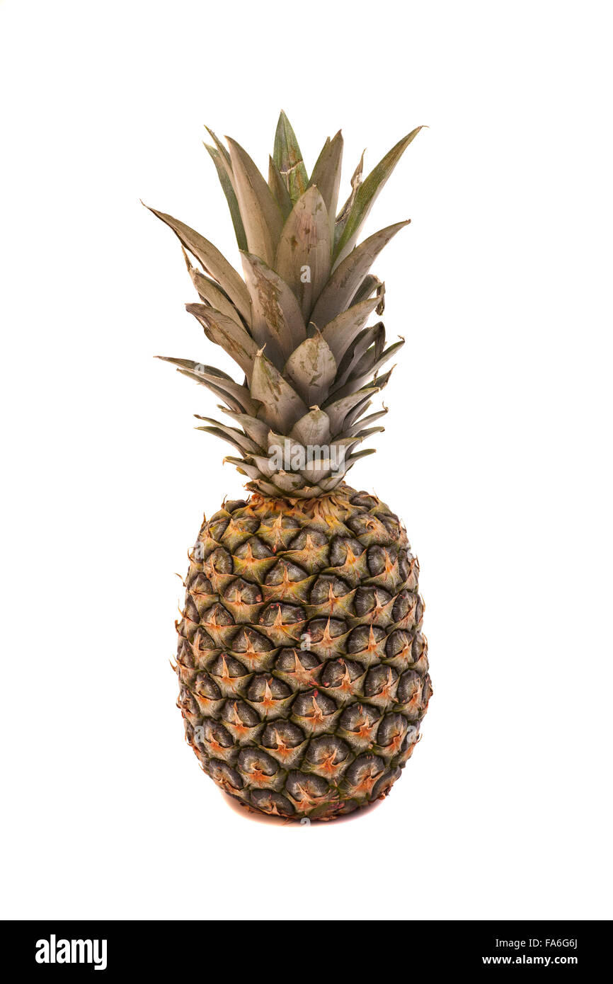 Pineapple isolated on white Stock Photo