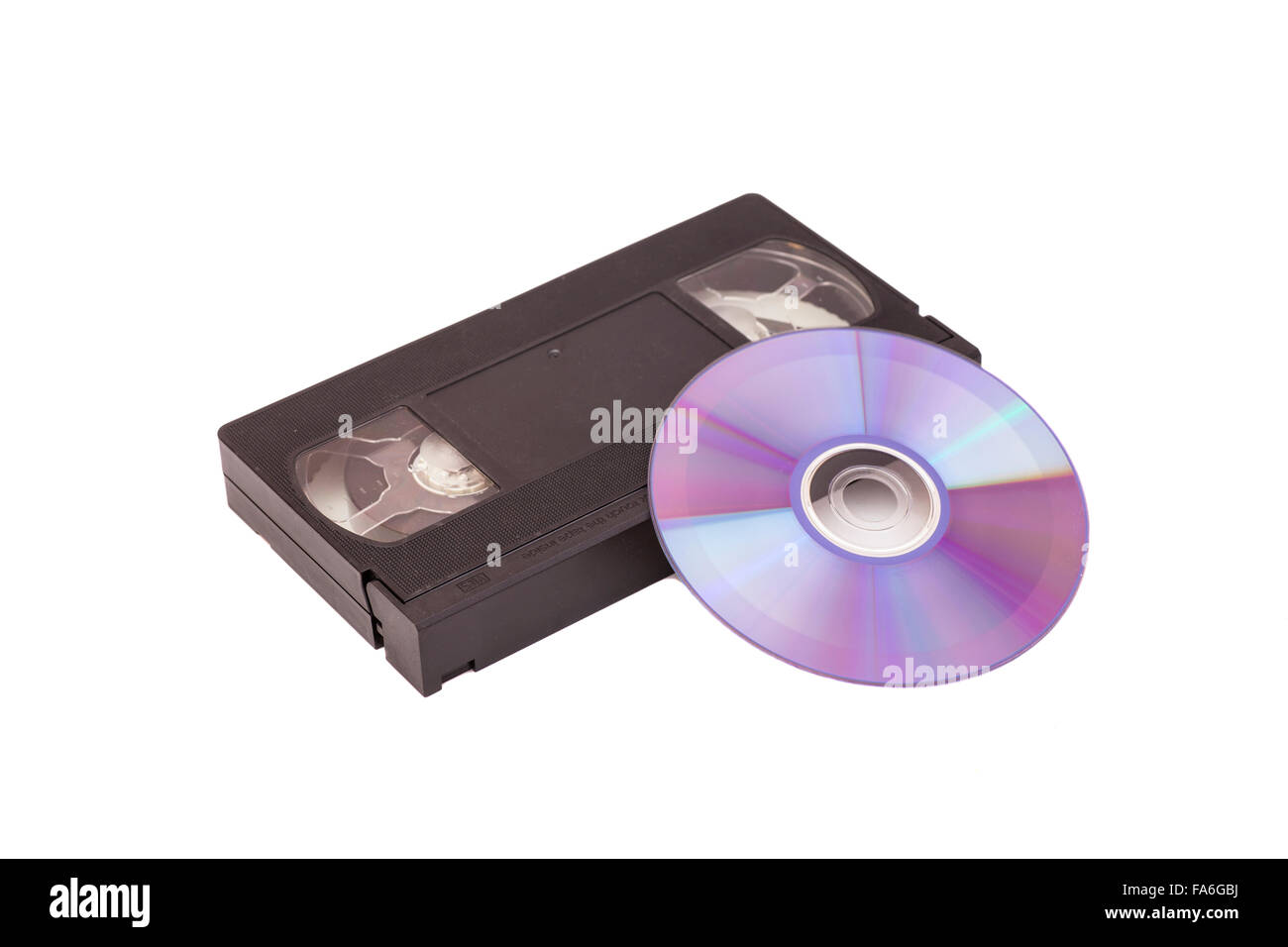 Video cassettes and dvd disc hi-res stock photography and images
